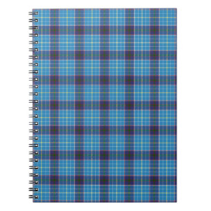 Blau kariert, Texas Staat tartan Notizblock