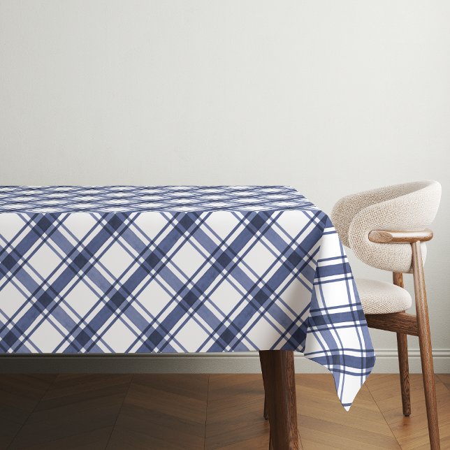 Blau Kariert Tischdecke (Blue Plaid Tablecloth
)