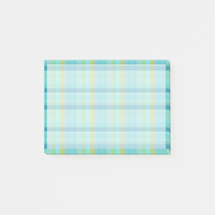 Blau Kariert von Shirley Taylor Post-it Klebezettel