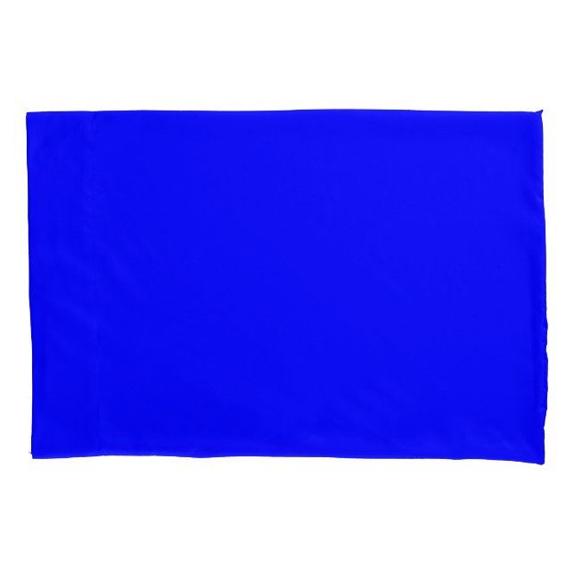 Blau Kissenbezug (Vorderseite)