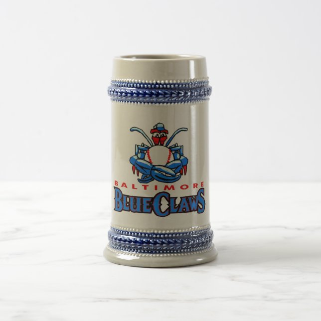 Blau kratzt Stein Bierglas (Mittel)