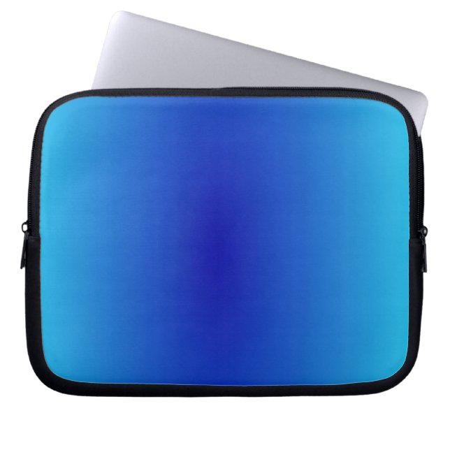 Blau Laptopschutzhülle (Vorderseite)