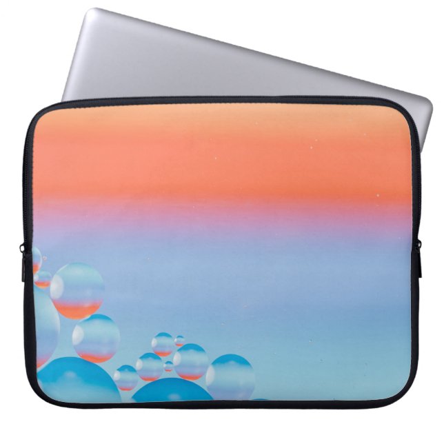 Blau Laptopschutzhülle (Vorderseite)