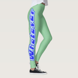 Blau Leggings