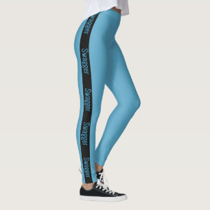 Blau-Leggings, Yogahose, Aktivbekleidung Leggings