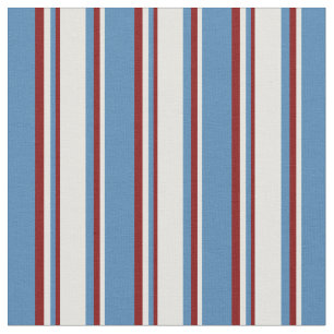 Blau, leichter Cyan und maronfarbenes Muster Stoff