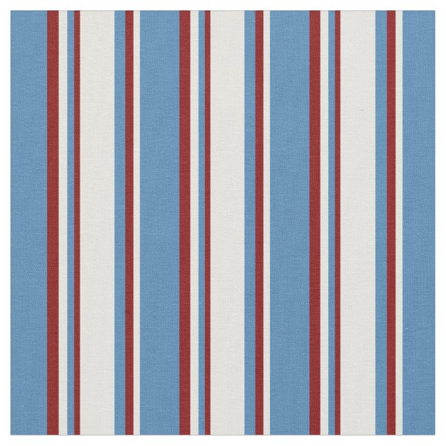 Blau, leichter Cyan und maronfarbenes Muster Stoff (Nahaufnahme)
