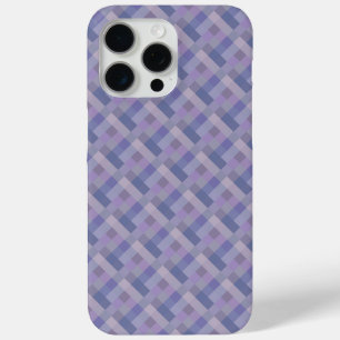 Blau Lila Gewebe geometrisches Muster Case-Mate iPhone Hülle