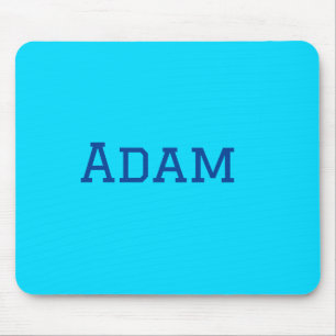 Blau lila Name Text zurück zur Schulnachricht s Mousepad