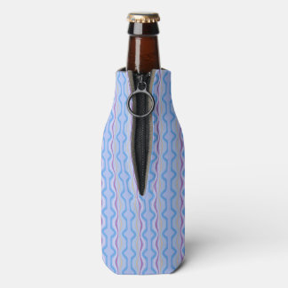 Blau & Lila Retro Flaschenkühler