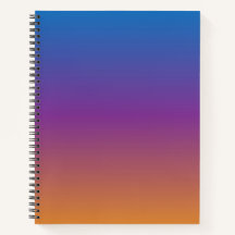 Blau, Lila und Orangen Gradient