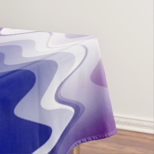 Blau lila weiß tischdecke