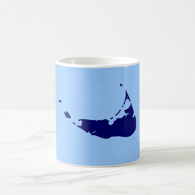 Blau/Marine Nantucket Tasse (Mittel)