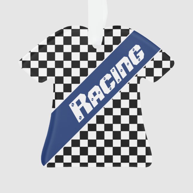 Blau mit Schwarz Ornament (Vorderseite)