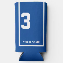 Blau mit Weißes Pferd 3 Satteltuch Custom