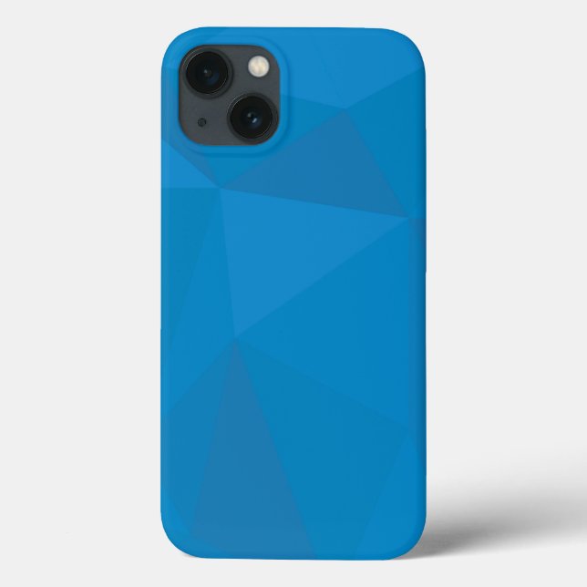 Blau, modern, cool, trendig, futuristisch Case-Mate iPhone hülle (Rückseite)