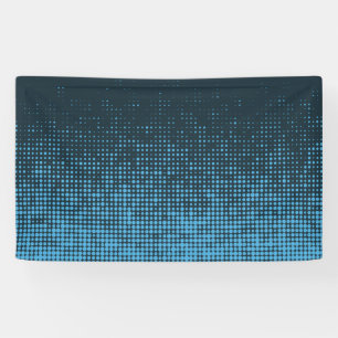 Blau, modern, Retro, cool, trendy dot pattern Banner