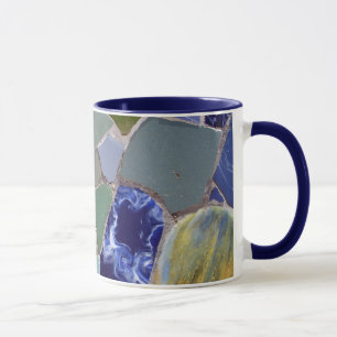 Blau-Mosaiken Antoni Gaudi Tasse