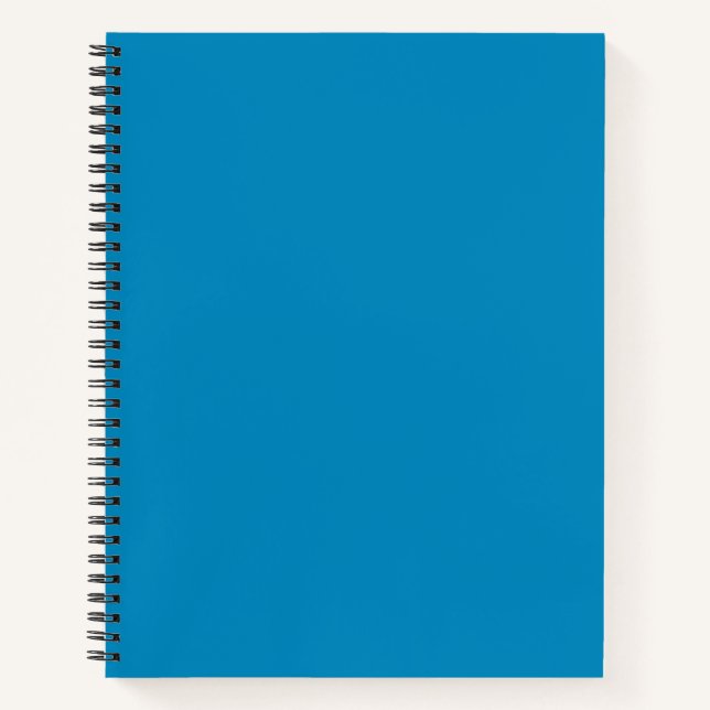 Blau (NCS) (Vollfarbe) Notizbuch (Vorderseite)