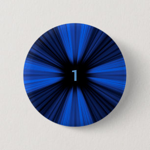 Blau Nummer 1 Button