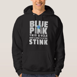 Blau oder rosa Dieser Onkel ändert Sie, wenn Sie s Hoodie