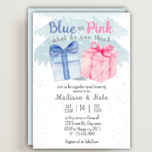 Blau oder Rosa Was denken Sie, ist die Genderoffen Einladung