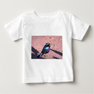 Blau-Ohriger glatter Starling Baby T-shirt