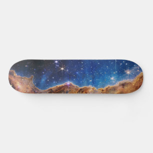 Blau/Orange Carina Nebula JWST Skateboard