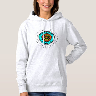 Blau Orange Zen Hoodie
