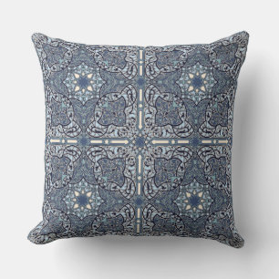 Blau-Orientalisches Muster Throw Kissen #2