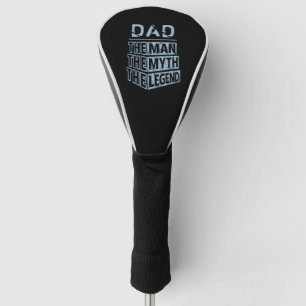 Blau Personalisiert Name der Mann der Mythos der L Golf Headcover