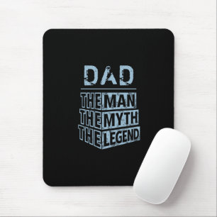 Blau Personalisiert Name der Mann der Mythos der L Mousepad