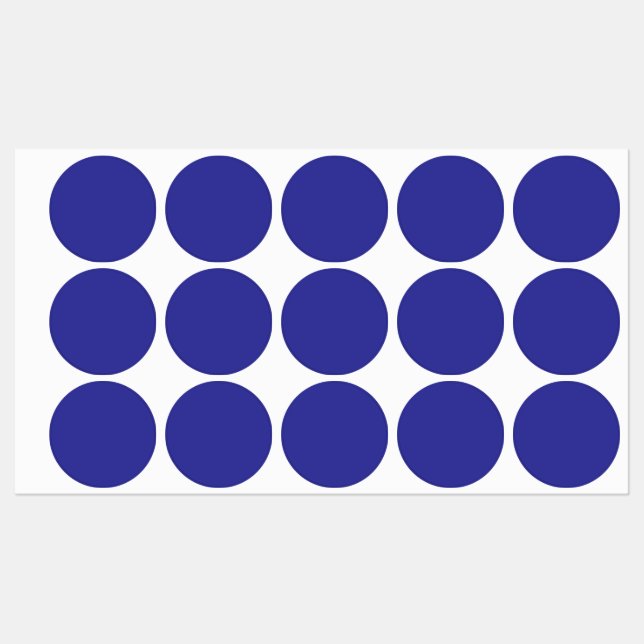 Blau (Pigment) (feste Farbe) Etiketten (Blatt)
