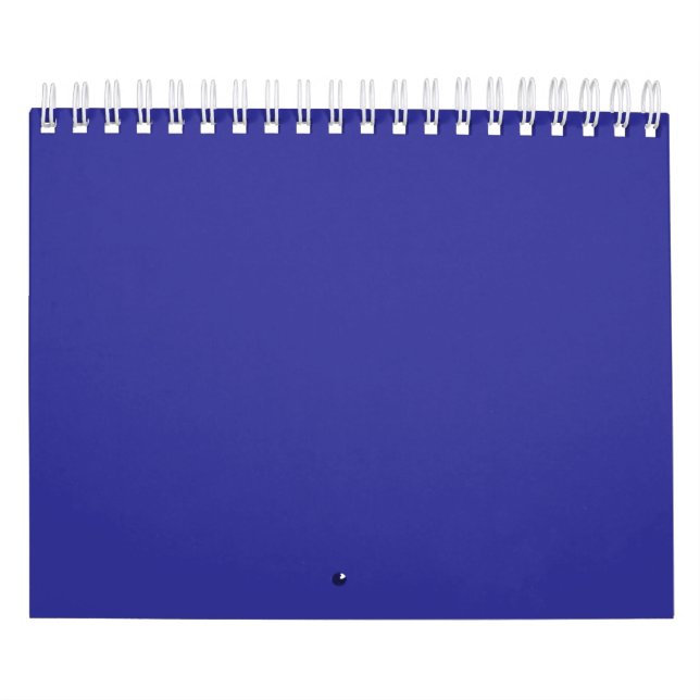 Blau (Pigment) (feste Farbe) Kalender (Titelbild)