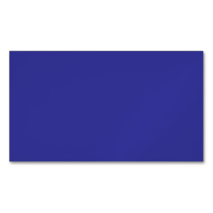 Blau (Pigment) (feste Farbe) Magnetische Visitenkarte
