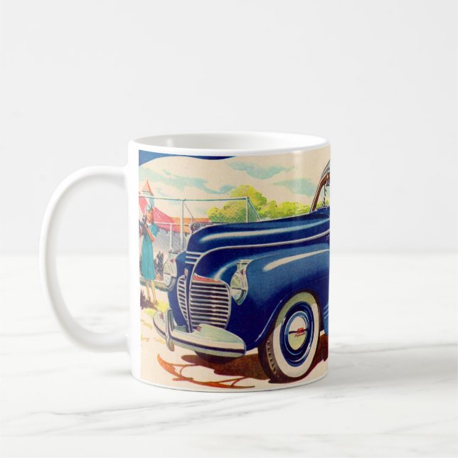 Blau Plymouth 1941 Tasse (Links)