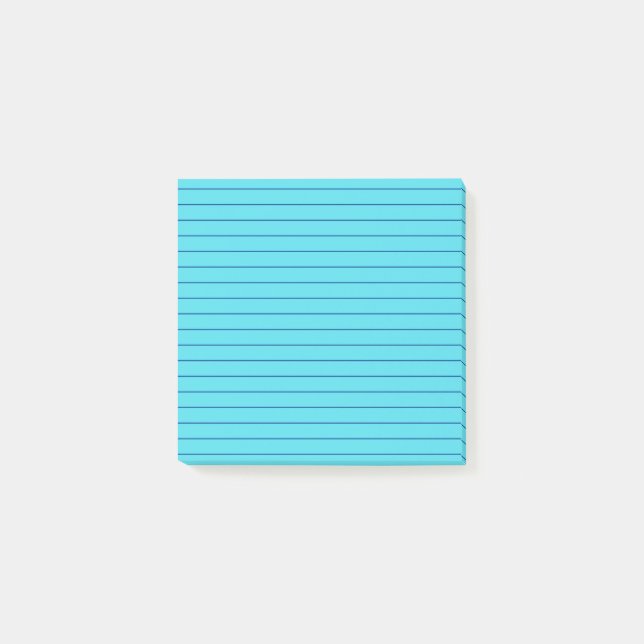 Blau Post-it Klebezettel (Vorderseite)