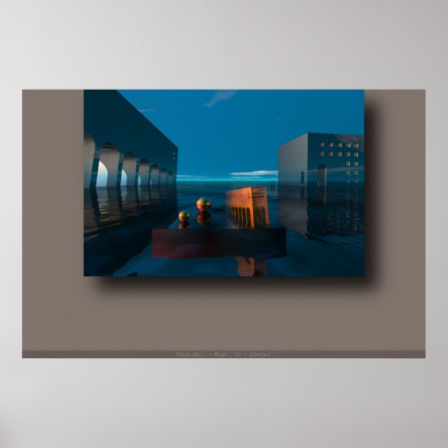 Blau... Poster (Vorne)