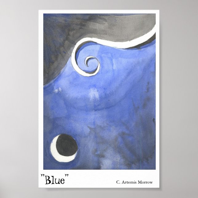 Blau Poster (Vorne)