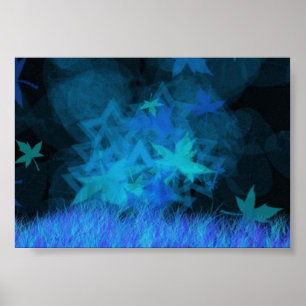 blau poster