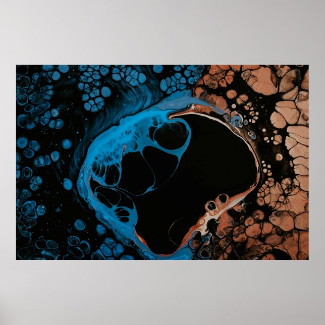 Blau Poster (Vorne)