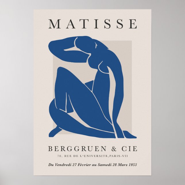 Blau Poster (Vorne)