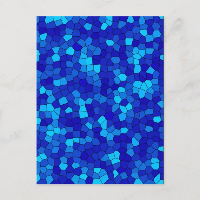 BLAU POSTKARTE (Vorderseite)