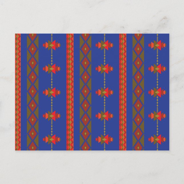 Blau Postkarte (Vorderseite)