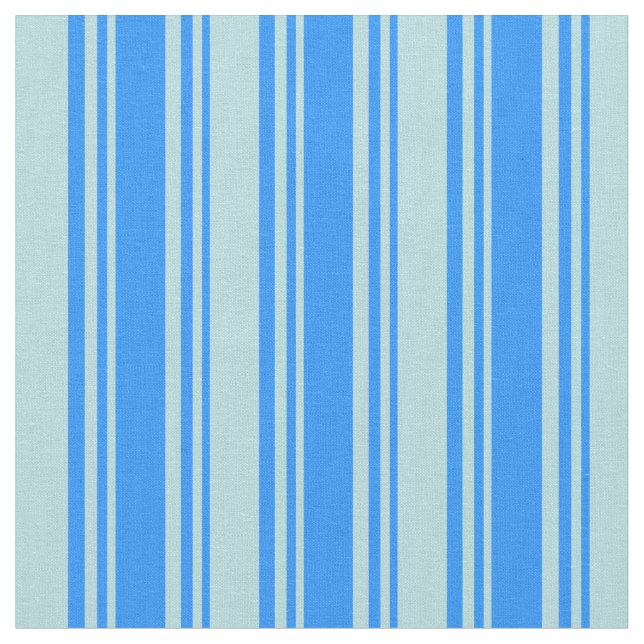 Blau & Pulver Blaues Lined/Streifenmuster Stoff (Nahaufnahme)