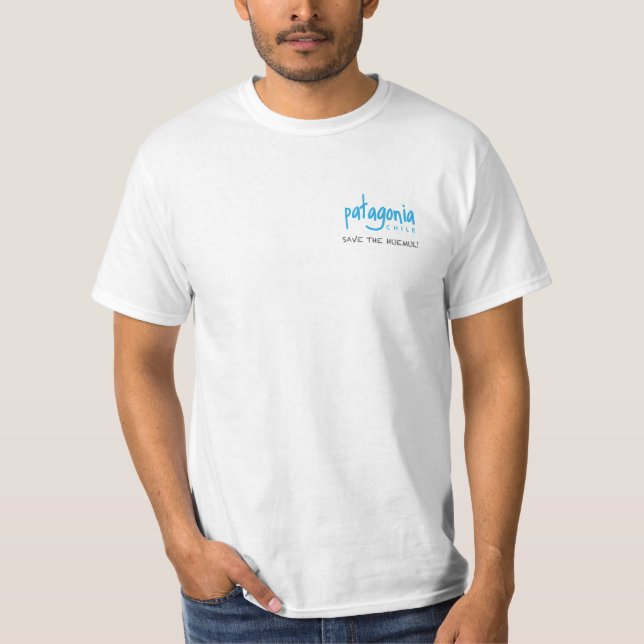 Blau rettet den Huemul T - Shirt (Vorderseite)