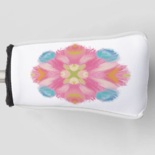 Blau Rosa Abstrakt Golf Headcover