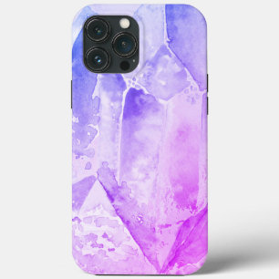 *~* Blau rosa Amethyst Kristallheilenergie Case-Mate iPhone Hülle