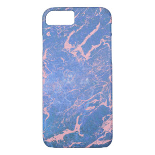 blau-rosa Marmormuster Case-Mate iPhone Hülle