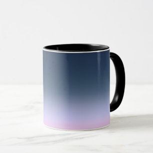 Blau-rosa Ombre . Tasse